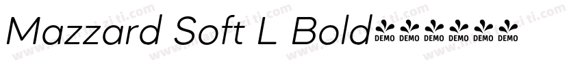 Mazzard Soft L Bold字体转换